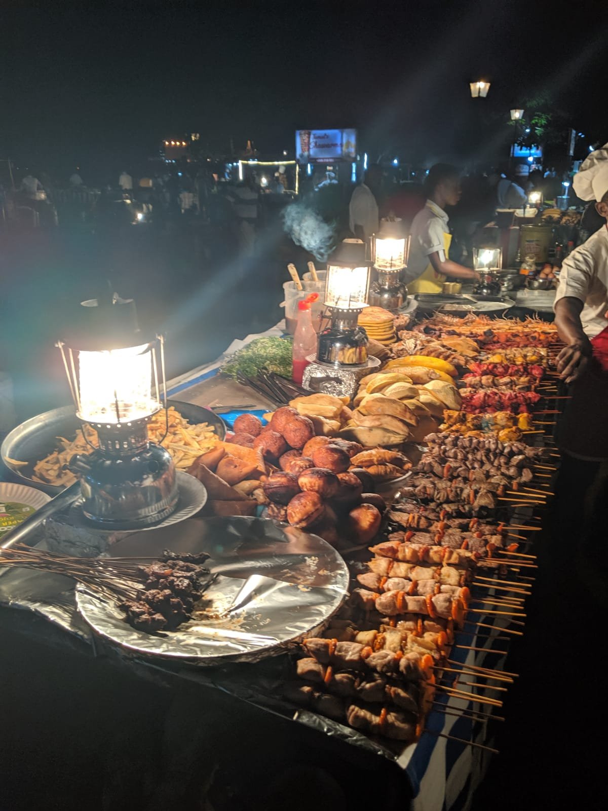 Food Market Forodhani in Stone Town, Zanzibar, Tanzania 