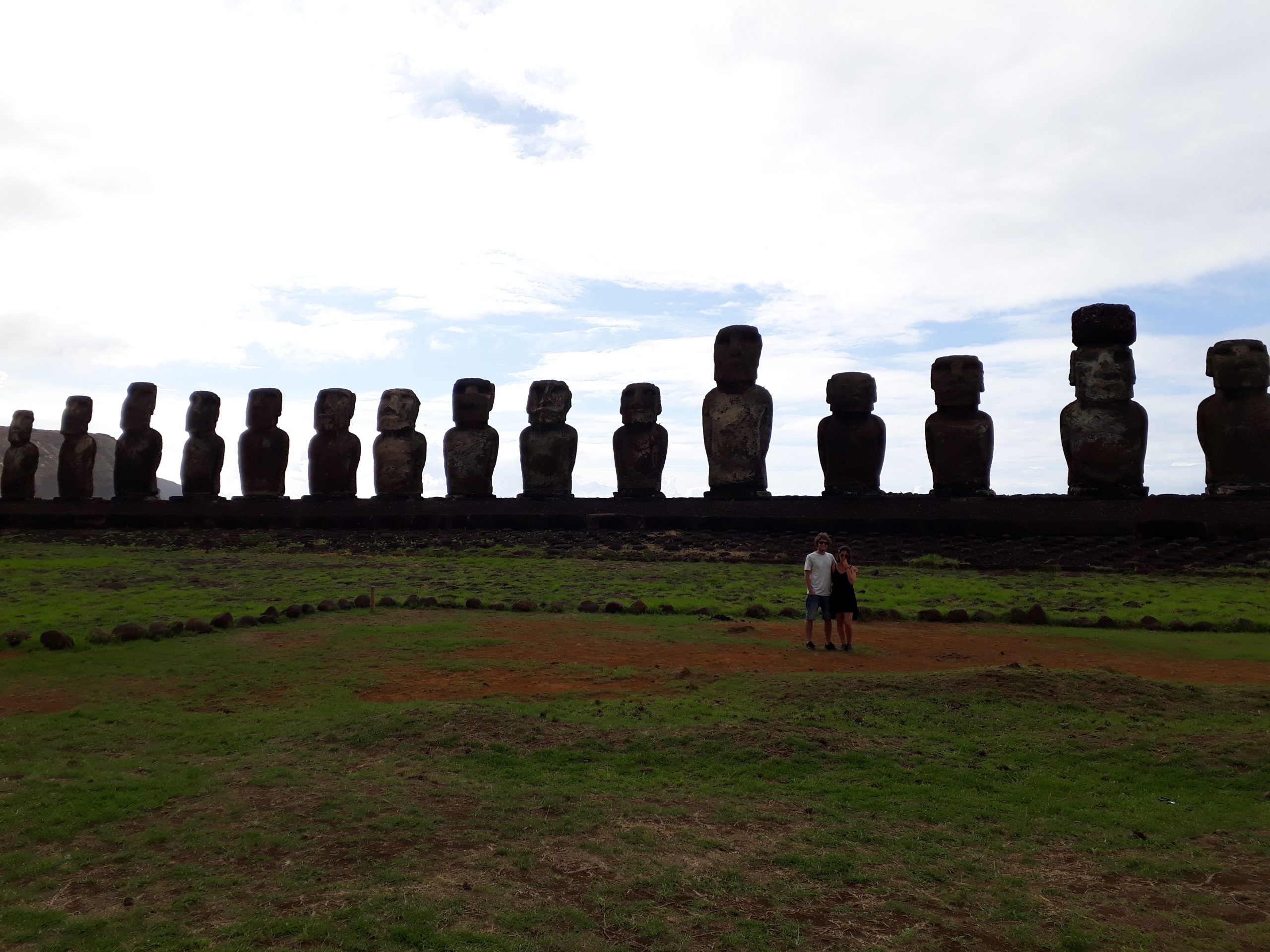 Anu Tongariki on Easter Island, Chile